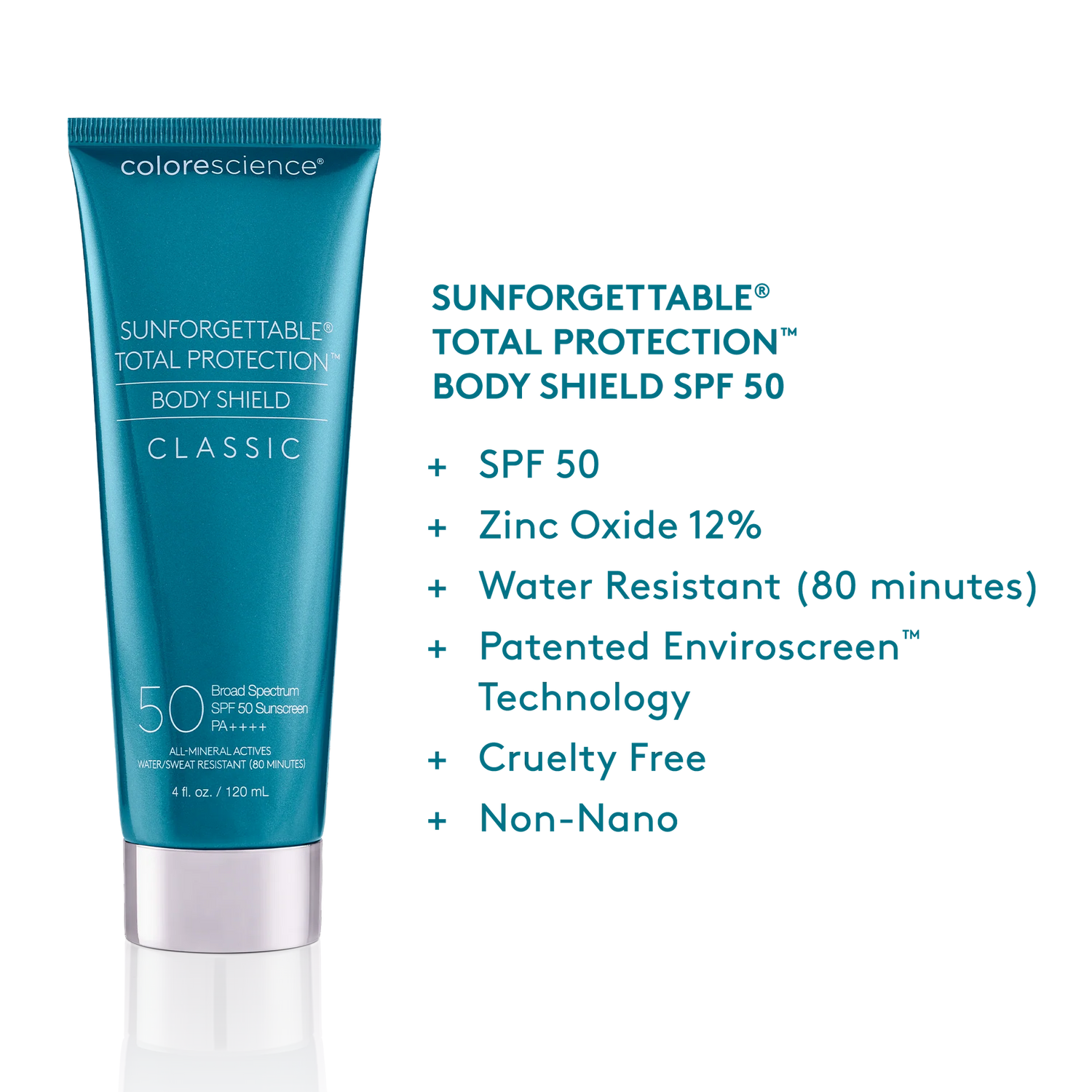 Colorescience Sunforgettable® Total Protection™ Body Shield Classic SPF 50